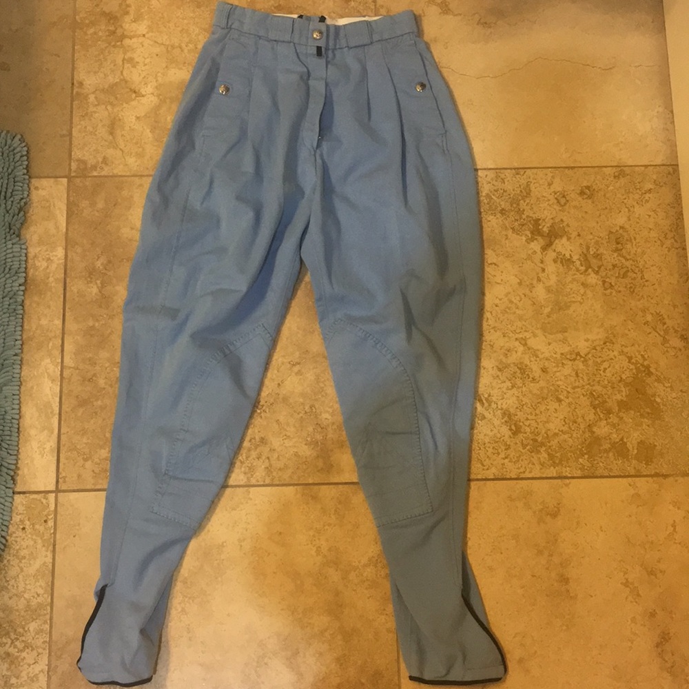 Powder Blue Pikeur Knee Patch Breeches size 26